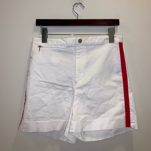 Ralph Lauren Golf White & Red shorts size 6 - Picture 2 of 10